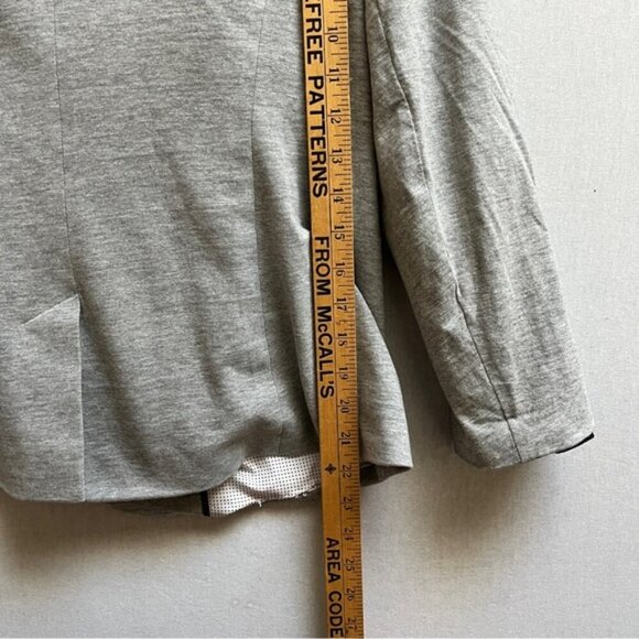 Paraphrase cotton blend gray blazer Sz M - Picture 9 of 10